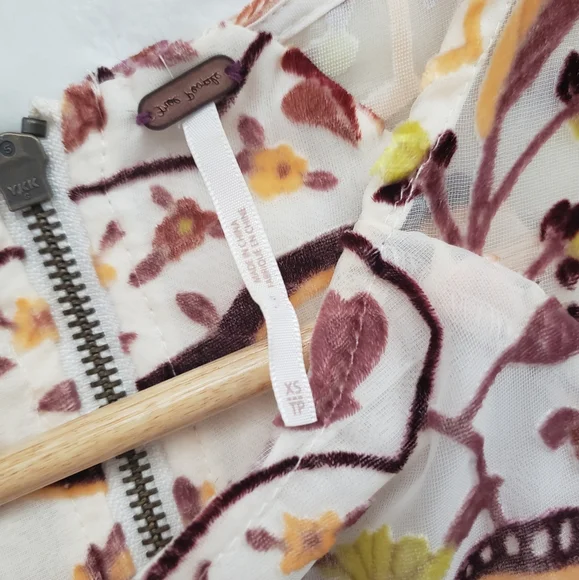 Free People Strawberry Fields Velvet Mini Dress - Picture 5 of 5